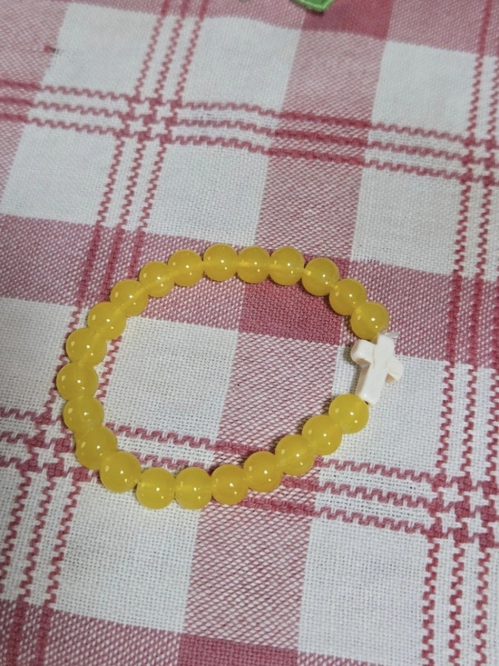 Yellow Beaded Bracelet NWT